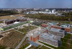Luftbild Campus mit Großhaderner Strasse