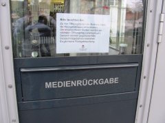 Rückgabeklappe Rückgabeklappe