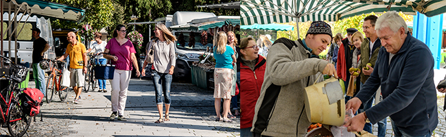 Collage Wochenmarkt