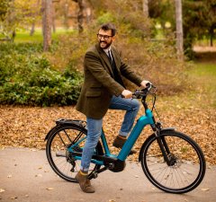 e-bike mit Mann